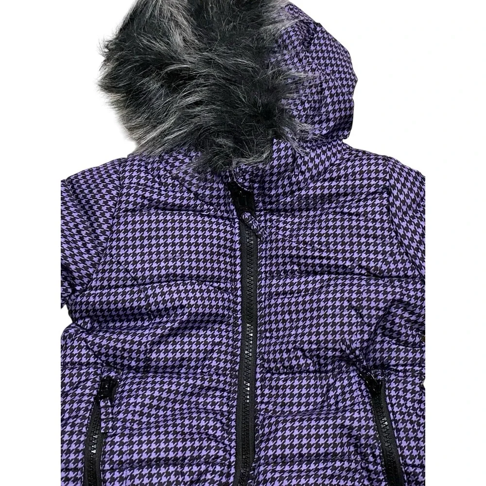 London Fog - Baby Puffer‎ Jacket & Hat Set (18M) - Faux Fur Hood
